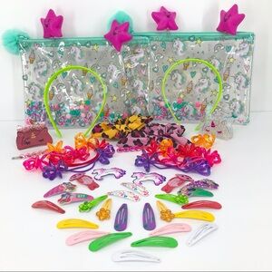 Little Girls BFF or Sisters Matching Hair Accessories Bundle